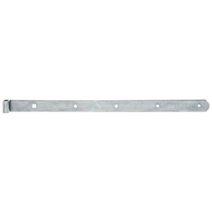Soportes de acero galvanizado con bisagra, pasivados por película gruesa, 500 x 10 x 30 mm, longitud 3 mm, grosor 3 mm, redondeados, GAH, soportes de 10 mm de grosor - Product Image 1