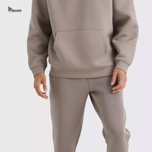 Conjuntos Deportivos de Invierno para Hombre al por Mayor, con Capucha, Casuales, Sólidos, de 2 Piezas, Alta Calidad, 100% Algodón, Secado Rápido, Ligeros y Transpirables - Product Image 6
