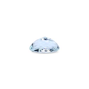 Pierre précieuse aquamarine de haute qualité, 7,06 carats, taille ovale facettée, diamant de laboratoire, 10 mm, couleur blanc-bleu, style beauté, pierre précieuse en vrac - Product Image 2