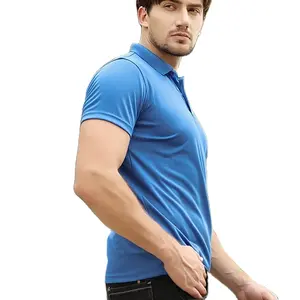 도매 체육관 인과 면 스포츠 피트니스웨어 플러스 사이즈 남성용 폴로 티셔츠 남성용 일반 슬림 핏 폴로 티셔츠