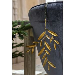 Ornements suspendus de Noël floraux en métal luxueux arbre de Noël suspendus accessoires de décoration pour la maison x noël fête du nouvel an - Product Image 2