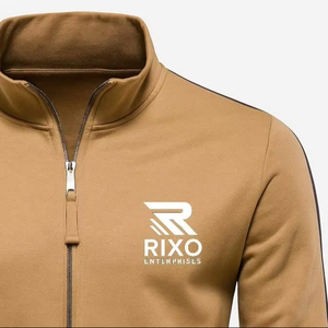 Chaqueta de Lona para Hombre con Cierre, Secado Rápido, Transpirable, Ligera, Resistente al Viento, Cuello Alto, Informal, Deportiva, 100% Poliéster, OEM - Product Image 3