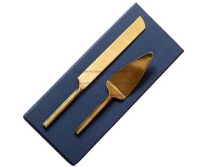 2024 couteau de coupe de gâteau en métal décoratif et ustensile de service coupe de gâteau en métal et ensemble de couteau de service en gros - Product Image 2