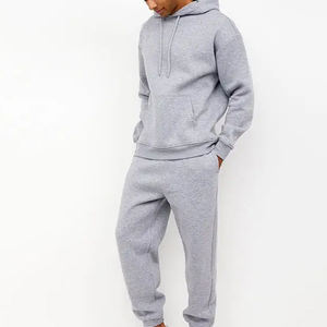 ชุดวอร์มผู้ชายขนาดใหญ่ลายหนักสีทึบมีฮู้ดปกเสื้อแขนยาวมีฮู้ดโลโก้ตามสั่งสำหรับการใช้งานทั่วไป - Product Image 6