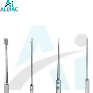 ALMAC profesional 4 piezas Stille Bone Chisel Set grado médico acero inoxidable quirúrgico reutilizable diseño para procedimientos óseos - Product Image 6