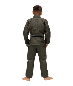 Prix d'usine de qualité chaude enfants Bjj Gis dans personnaliser Logo Jiu Jitsu brésilien 100% coton perle armure tissu en 450 GSM pour les enfants - Product Image 4