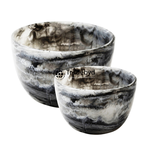 Decoración moderna y elegante de cuenco de resina para tu hogar Creación de Tradebyd para regalos comedor y configuración estética - Product Image 6