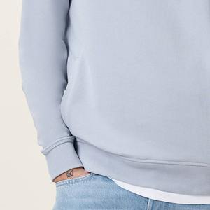 Sudadera con capucha de lana sólida de algodón 100% de peso pesado para hombre, cuello con capucha de corte Regular personalizable, temporada de invierno High Gsm - Product Image 4