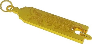 Collier de Chevalier Maçonnique Plaqué Or Bleu, Bijou d'Officier de Loge, 2.75\" x 2.50\", Chevalier Junior 2.75\", Chevalier Vénérable - Product Image 4