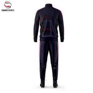 Survêtement de sport en microfibre à séchage rapide sur mesure en gros avec poignets et ourlet élastiques pour un ajustement sécurisé pendant l'exercice - Product Image 6