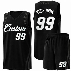 Ensemble de maillot de basket-ball personnalisé sans manches en maille respirante uniforme de sport avec nom et numéro - Product Image 6