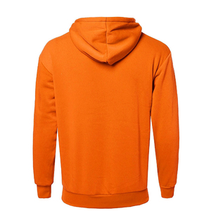 Sweat à capuche en molleton de coton mélangé personnalisé pour hommes, sweat-shirt de couleur unie avec col à capuche de style décontracté pour l'impression numérique en hiver - Product Image 2