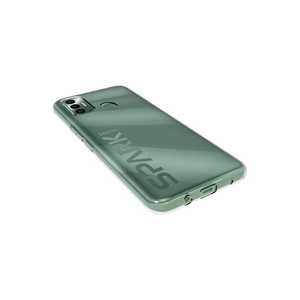 Coque arrière antichoc SAFA Series, coque de protection en silicone transparente de qualité supérieure pour Tecno Spark 7T, matériau TPU souple, modèle A53/A34/5G - Product Image 2