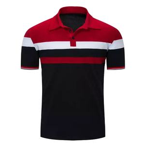 Polo sport personnalisé pour hommes à séchage rapide respirant léger durable Offre Spéciale polyester à manches courtes avec tissu solide - Product Image 1