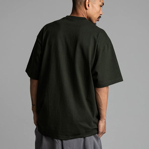 T-shirt Homme Max Heavyweight en Coton Épais Respirant à Col Montant, Manches Courtes, Coupe Ample, Style Streetwear, Uni, Vente en Gros - Product Image 4