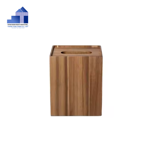 Boîte à mouchoirs en bois écologique, support mural avec design personnalisable, couleur bois naturel, fabriqué en usine au Vietnam - Product Image 5