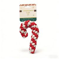 Kit de jouets de Noël personnalisés pour chien, ensemble cadeau de vacances pour animaux de compagnie, balles de tennis pour chien, corde en coton, jouet de tir à la corde, jouets en vinyle