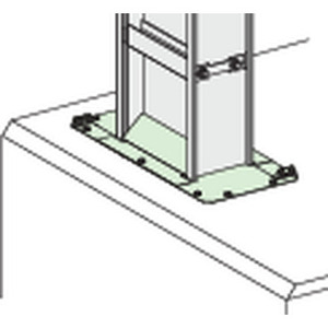 Kit di sigillatura SCHNEIDER ELECTRIC KTB0204TT01, altezza 204mm, per tetti di quadri elettrici, per Canalis KTA 2000A KTC 2500A, busbar e busway - Product Image 1