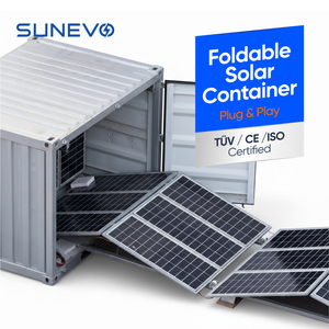 Contenedor Solar Plegable SunEvo <span class=keywords><strong>de</strong></span> 200kW con Paneles Solares Tipo N <span class=keywords><strong>de</strong></span> Alta Eficiencia para Sistema <span class=keywords><strong>de</strong></span> Almacenamiento <span class=keywords><strong>de</strong></span> Energía <span class=keywords><strong>de</strong></span> Baterías Industriales BESS - Product Image 1