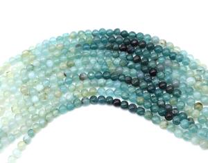 Cuentas de Turmalina Multicolor de Forma Lisa, Piedras Preciosas Naturales con Tonos Degradados, 3.5MM Aprox. 10'' Pulgadas, Calidad AAA, Cuentas 100% Naturales - Product Image 4