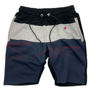 Pantalones cortos informales de algodón 100% para hombre, pantalones cortos con cintura elástica en patrón sólido de talla grande para trabajo al aire libre, venta al por mayor - Product Image 3