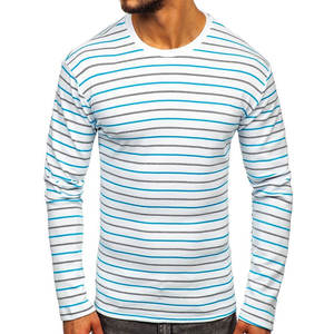 100% coton Slim Fit Design T-shirts à manches longues à vendre Logo personnalisé T-shirt à manches longues à séchage rapide pour hommes - Product Image 1