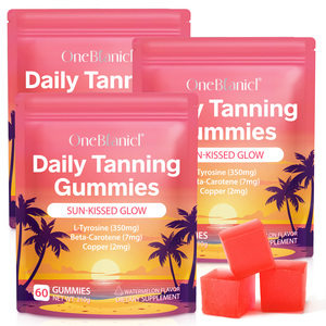 Gomitas Bronceadoras OneBtanicl, Soporte para una Piel Bronceada con el Sol, Potenciador de Bronceado Interior y Exterior, Suplemento de Belleza para un Bronceado Natural - Product Image 4