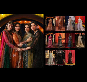 2025 nureh ชุดเดรสผ้าชีฟอง4ชิ้นตกแต่งและปักลายหรูหราพร้อมชุด dupatta pakistani salwar kameez - Product Image 6