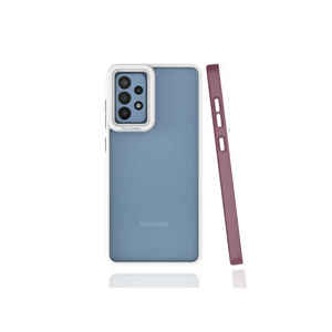 Étui de protection en silicone violet prune de qualité supérieure pour Samsung Galaxy A72 MRSA Mima Series, coque arrière fine antichoc 4G A12 - Product Image 1