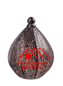 Linterna marroquí de mesa 2025 en negro, linterna de Metal para colgar en la pared, linterna de hierro Para Boda y decoración del hogar, última Decoración - Product Image 3