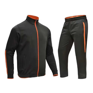Custom Hooded Solid Sports Cotton Tracksuit for Men Quick Dry Breathable Fabric OEM Manufacturer - Product Image 5