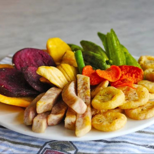 ผักและผลไม้ตากแห้งแบบไม่ทอดใยอาหารของว่างอาหารมังสวิรัติออร์แกนิกจากธรรมชาติเพื่อสุขภาพจำนวนมากพร้อมรับประทาน - Product Image 1