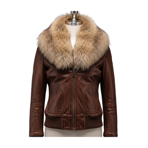 Veste en cuir pour femmes de mode d'hiver en gros de haute qualité avec nouveauté 2025 - Product Image 6