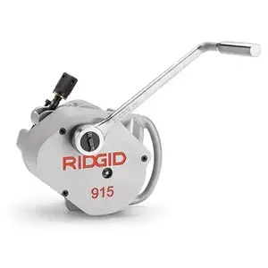 Scanalatore Manuale Originale Ridgids 915 con Nuovo Sistema da 2\"-6\" Sch. Set di 10 Rulli 2\"-3 1/2\" Sch. 40 Condizioni - Product Image 1