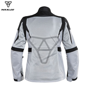 Veste de moto personnalisée avec logo imprimé, coupe-vent, imperméable, fermeture éclair intégrale, protection intégrale du corps - Product Image 3