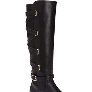 Stivali da Equitazione Neri Veronika a Gamba Larga per Donna di Thalia Sodi, Taglia 7 M, Abbigliamento per Equitazione - Product Image 2