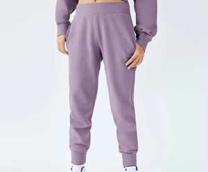 Pantalones de chándal Impreso Liso Marrón Estilo de mujer en Nuevo diseño Jogger SweatPant Alta calidad Precio razonable Cómodo Servicio OEM - Product Image 3