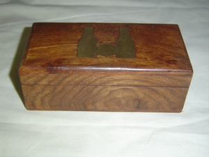 Juego de Mesa de Madera 100% Natural, Muy Ecológico, Caja de Madera Vintage, Juego de Viaje, Dominó Tradicional de 28 Piezas, Juego Urbano para el Hogar - Product Image 5
