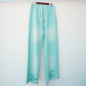 ชุดวอร์มสองชิ้นที่ซีดจางและซักได้พร้อมพิมพ์ลายหน้าจอพลอยเทียมมีฮู้ดและกางเกงวอร์ม - Product Image 6