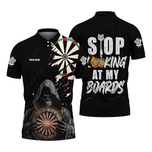 Nueva Llegada OEM Hombre Dardos Jerseys Alto impacto diseño de calidad superior Etiqueta Privada estilo único Venta caliente Hombres Dardos Jerseys - Product Image 4