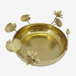 Bol arrondi de qualité supérieure, sculpté à la main, pour salade, mélange, mariage, décoration de table, service de nourriture - Product Image 1