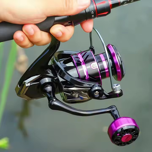 Moulinet de pêche spinning pour eau salée à longue portée avec corps métallique anti-corrosion, idéal pour la pêche en ruisseau ou en lac – Option de vente en gros pour les détaillants - Product Image 6