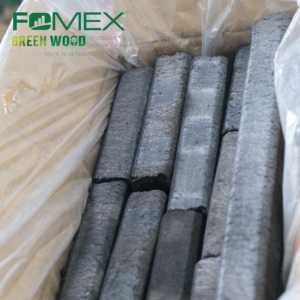 Briquetas de carbón de aserrín de madera dura de Vietnam 100%, carbón negro hecho a máquina para 6-7 horas de combustión para fiestas de barbacoa - Product Image 1