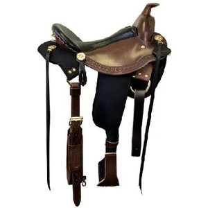 Silla de montar para caballo de cuero premium hecha a mano |   Carreras ecuestres occidentales |   Duradero y Cómodo |   Silla de Montar Ecuestre de Alta Resistencia |   Venta al por mayor - Product Image 1