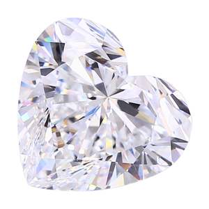 Diamant de laboratoire en forme de cœur 2 carats E VVS1 VVS2 VS1 VS2 - Product Image 2
