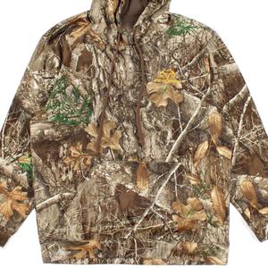 Nueva sudadera térmica de lujo para camping, con estampado de camuflaje de algodón grueso bordado y estampado de árbol real de la selva, para caza, al por mayor. - Product Image 6