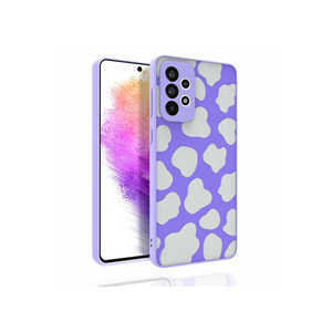 Coque de téléphone en silicone liquide brillant à motifs pour Samsung Galaxy A73, protection de l'appareil photo, coque Nora avec emballage de vente au détail - Product Image 1