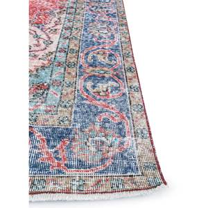 Alfombras de Lana Anudadas a Mano de Gran Tamaño, Diseño Clásico con Medallón Rojo y Naranja para el Hogar, Pasillo, Rectangulares, Recicladas - Product Image 4