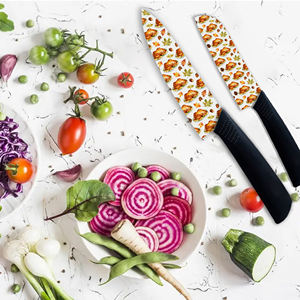 Juego de Cuchillos de Chef de Cerámica de 2 Piezas con Mangos de Plástico, Aptos para Lavavajillas, Afilados para Uso Profesional, en Existencia, Venta al por Mayor - Product Image 2