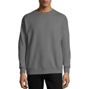 Sweat-shirt pour homme, manches longues, couleur unie, thermique, décontracté, polyester/coton, personnalisable, MOQ, exportation - Product Image 3